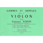 Gammes et Arpèges pour le Violon Volume 1 Emmanuel NERINI