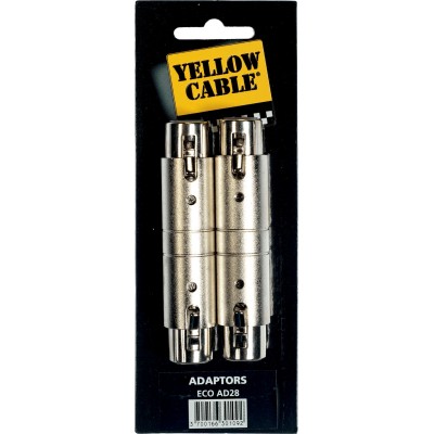 YELLOW CABLE AD28 Adaptateurs XLR Femelle / XLR Femelle