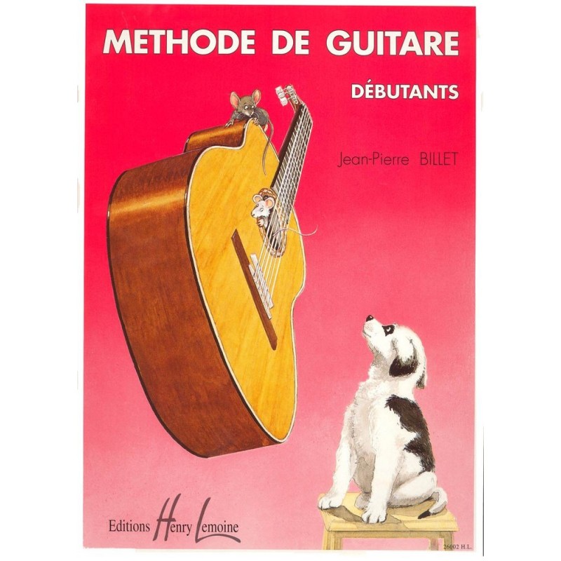 Méthode De Guitare Débutant Jean-Pierre BILLET