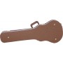 GATOR Etui Bois Marron Guitare Electrique LP