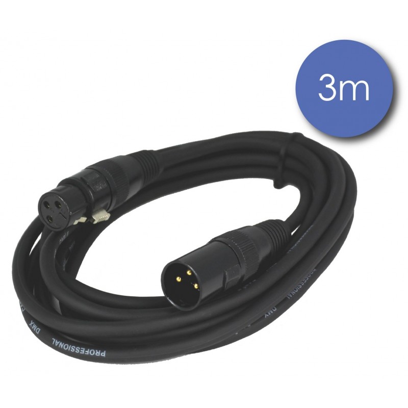 POWER Cable DMX / XLR 3 m 3 Pin