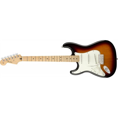 FENDER Player Stratocaster 3-Color Sunburst Maple Gaucher