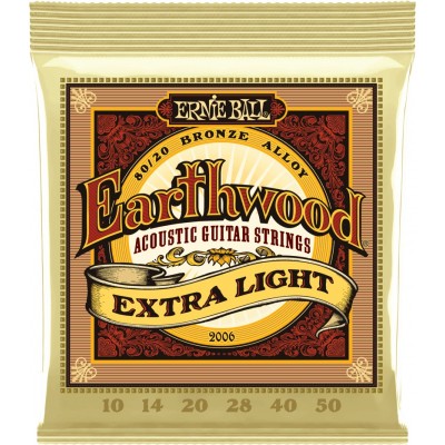 ERNIE BALL EARTHWOOD EXTRA LIGHT 10-50