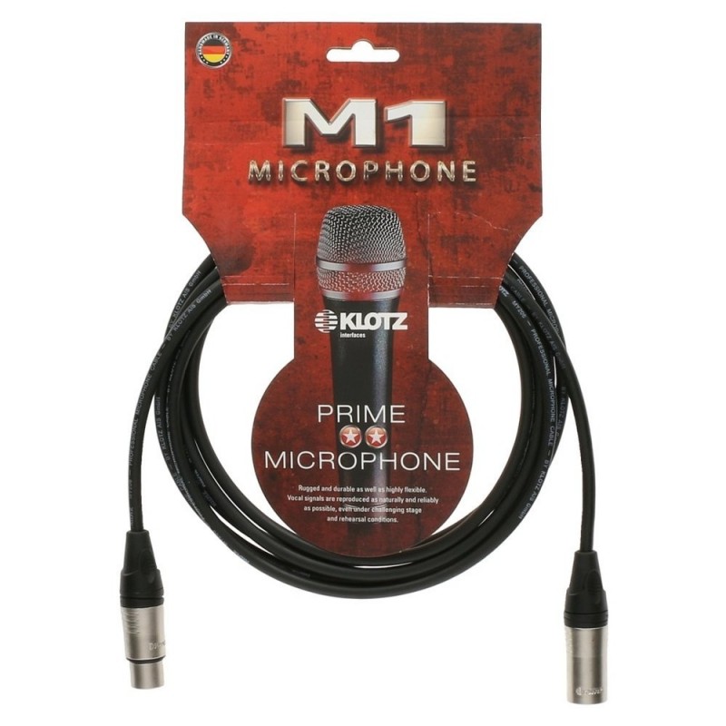 KLOTZ M1 CABLE MICROPHONE XLR / XLR 1 M
