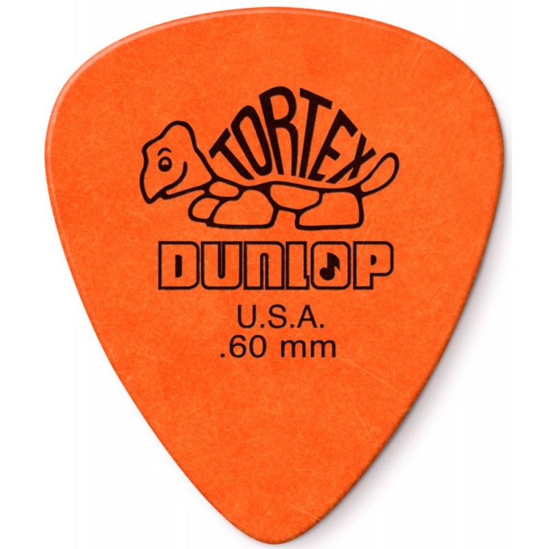 DUNLOP Médiator TORTEX Standard 0,60 mm Orange