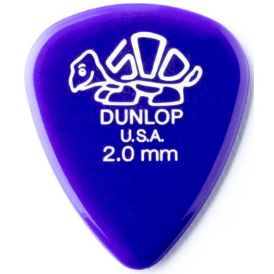 DUNLOP Médiator DELRIN Standard 2 mm Violet