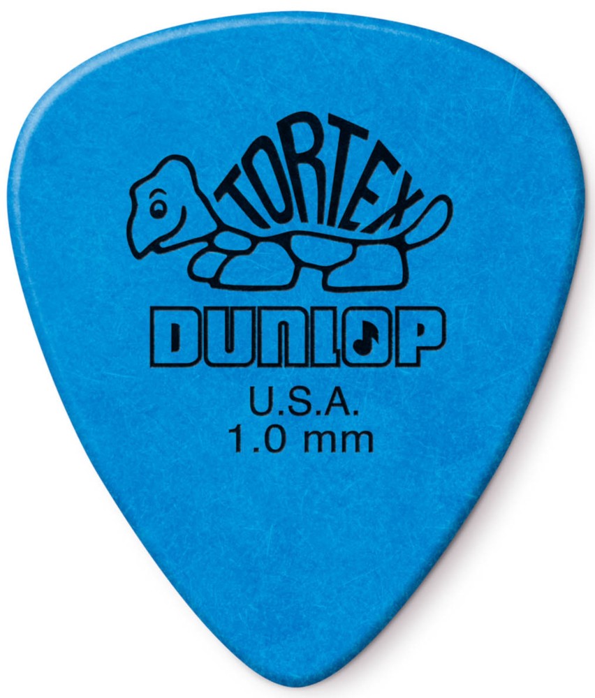 DUNLOP Médiator TORTEX Standard 1 mm Bleu