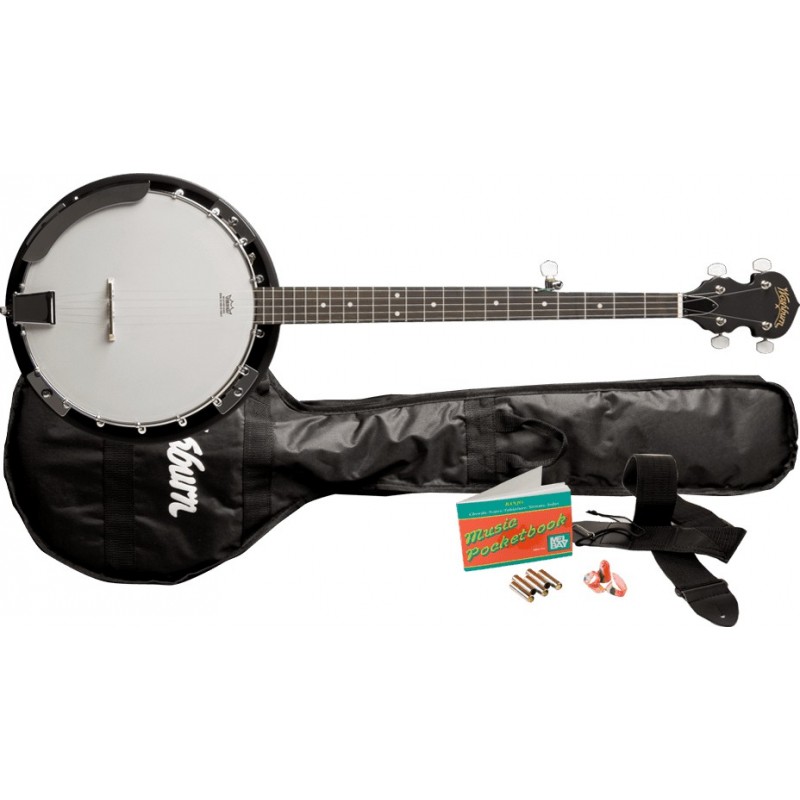 WAHSBURN Pack banjo à résonateur