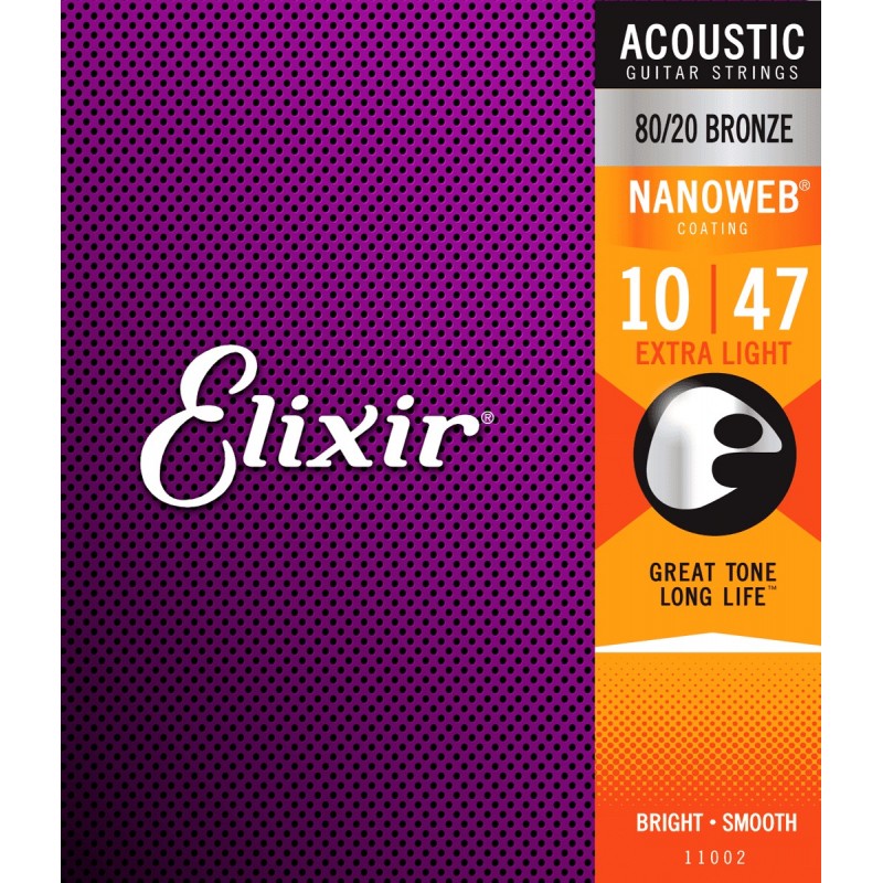 ELIXIR ACCOUSTIC NANOWEB Extra Light 10-47
