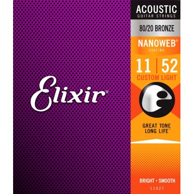 ELIXIR NANOWEB Custom Light 11-52