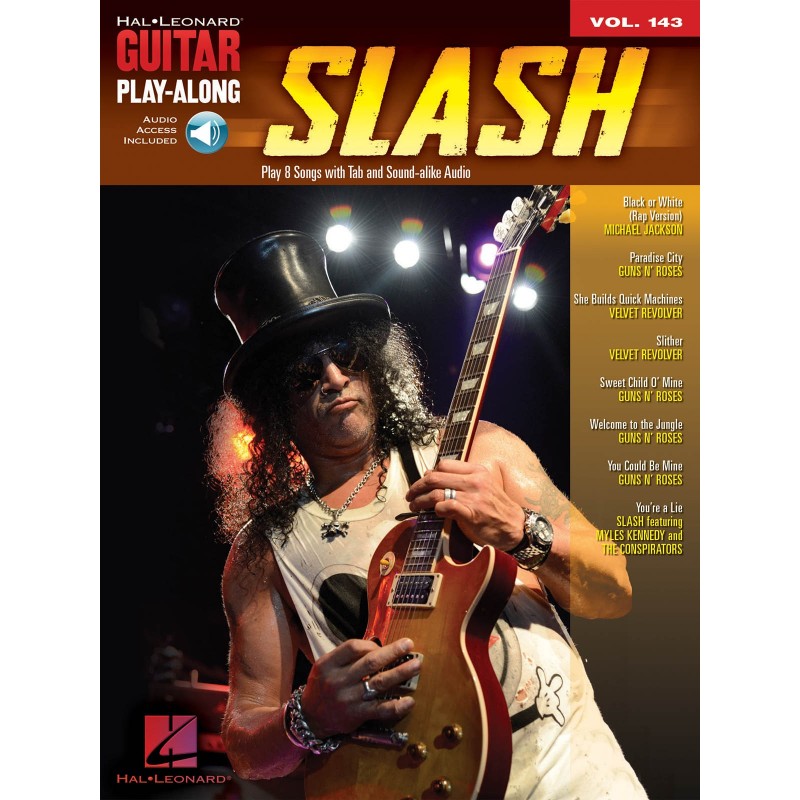 Guitar Play Along Slash Volume 143 + Online Audio