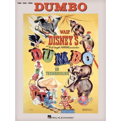 DUMBO Walt Disney's In Technicolor Piano Voix Guitare