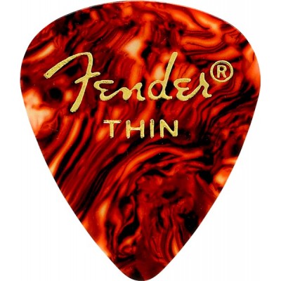 FENDER 12 Médiators Classic Celluloid Thin Shell