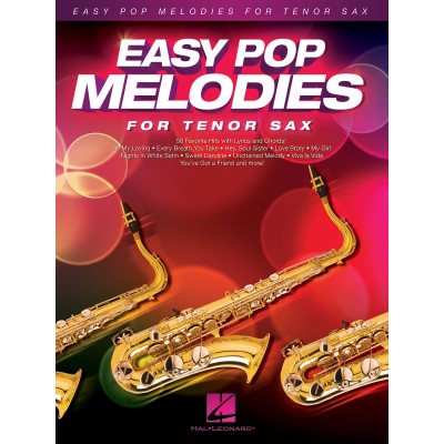 Easy Pop Melodies for Tenor Sax