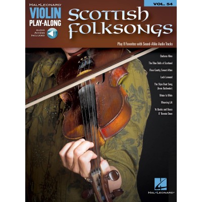 Violin Play Along Scottish Folksongs Volume 54 + Online Audio