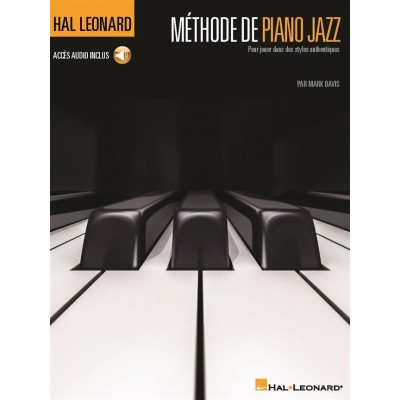 METHODE DE PIANO JAZZ + ACCES AUDIO ONLINE