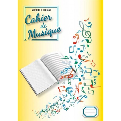 Cahier de Musique Mixte 12 Portées A4