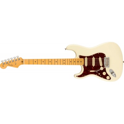 FENDER American Professional II Stratocaster Olympic White Maple Gaucher