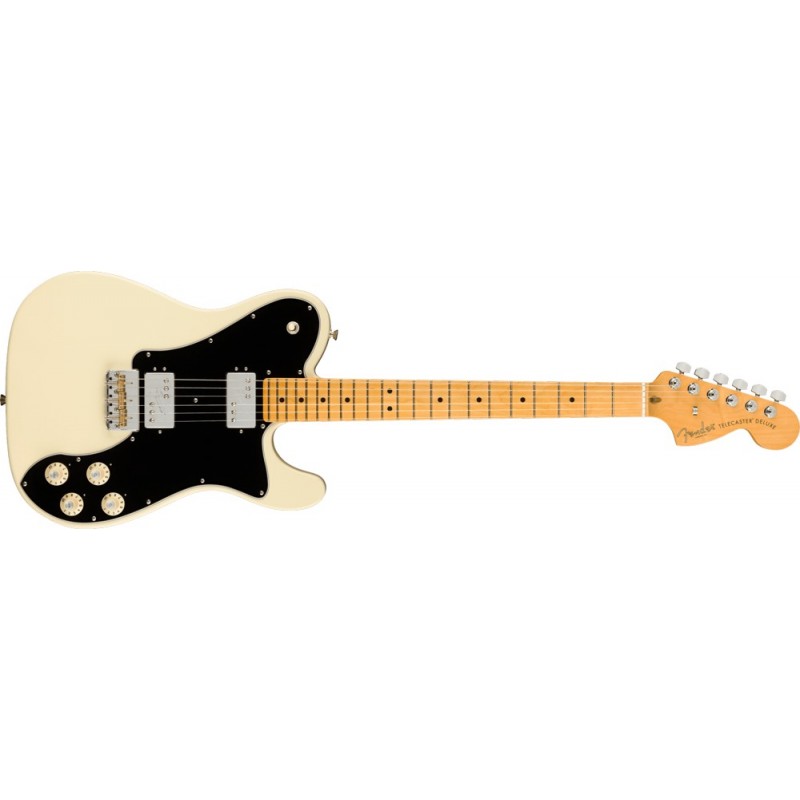 FENDER American Professional II Telecaster Deluxe Olympic White Maple