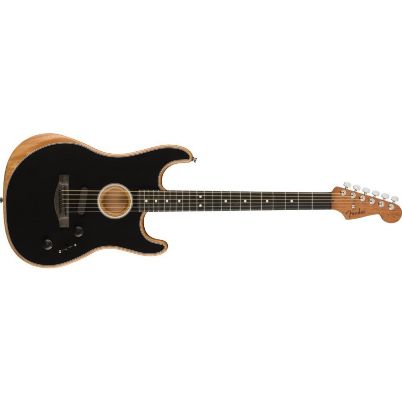 FENDER American Acoustasonic Stratocaster Black Ebony