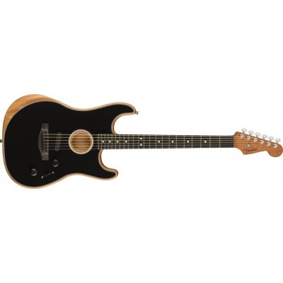 FENDER American Acoustasonic Stratocaster Black Ebony