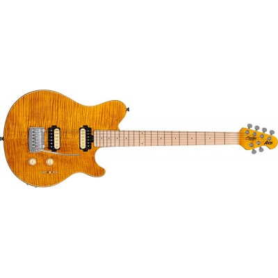 STERLING BY MUSIC MAN AXIS FLAME MAPLE Trans Gold
