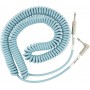 FENDER Cable Spirale Original Daphne Blue Jack / Jack Coudé 9 m