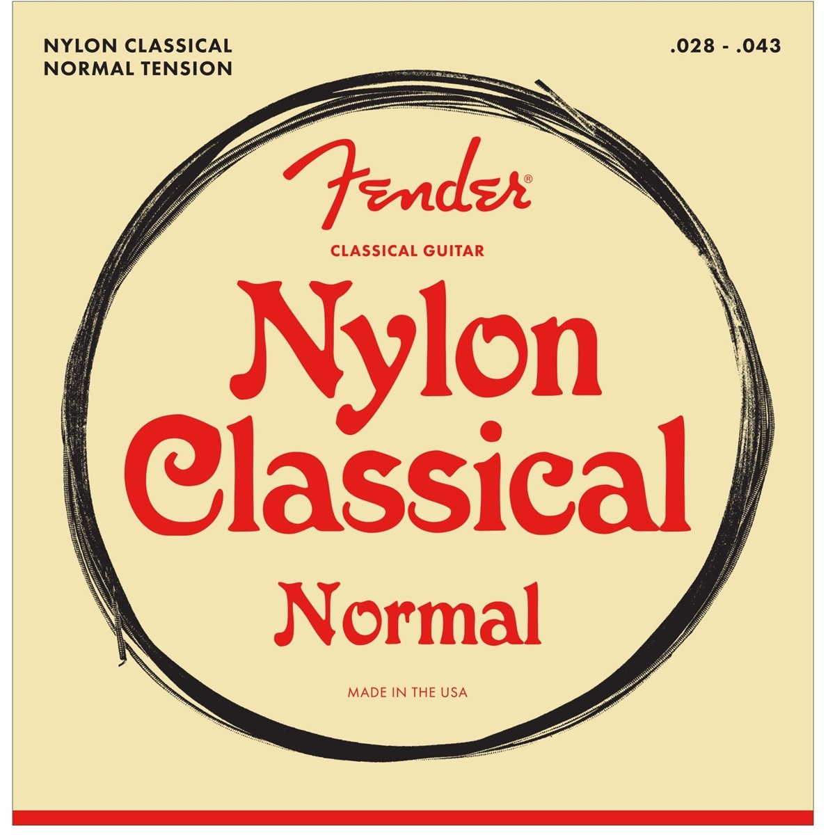 FENDER Corde Nylon Classical Tension Normale