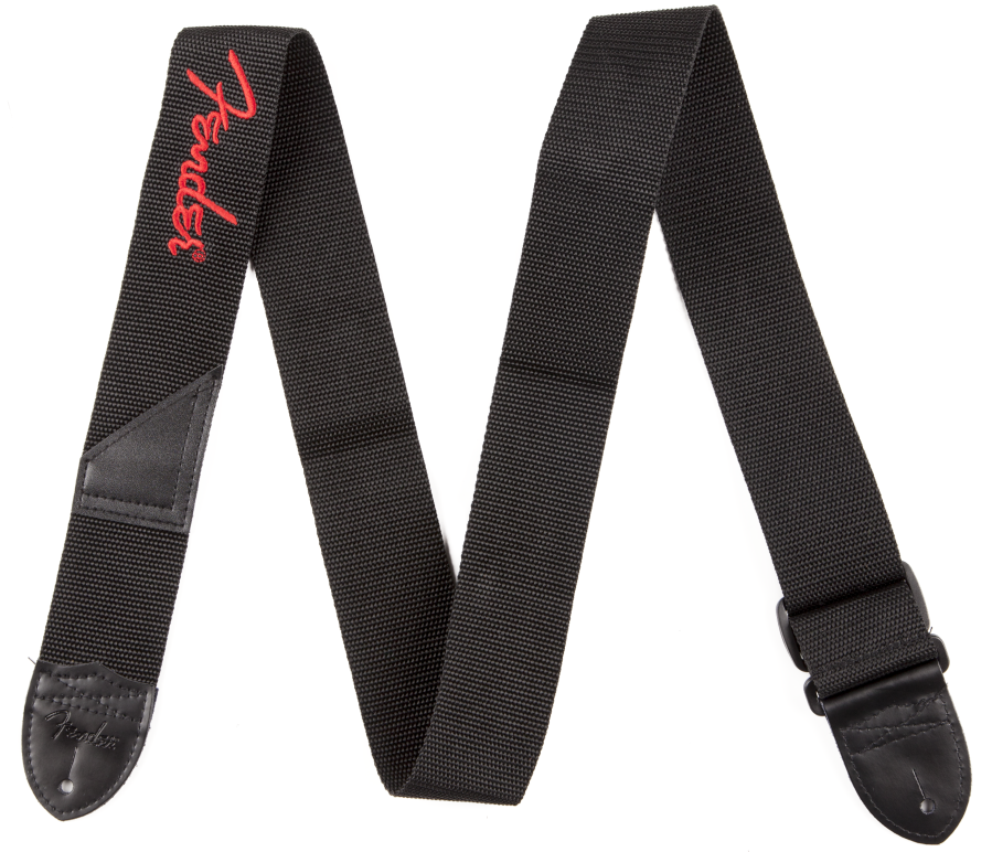 Patch Brodé Fender Logo Rouge - Coton, Pour Veste, Jean Ou Sac - Idéal Cadeau Guitariste