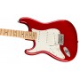 FENDER Player Stratocaster Candy Apple Red Maple Gaucher