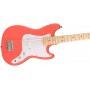 SQUIER Sonic Bronco Bass Tahitian Coral Maple