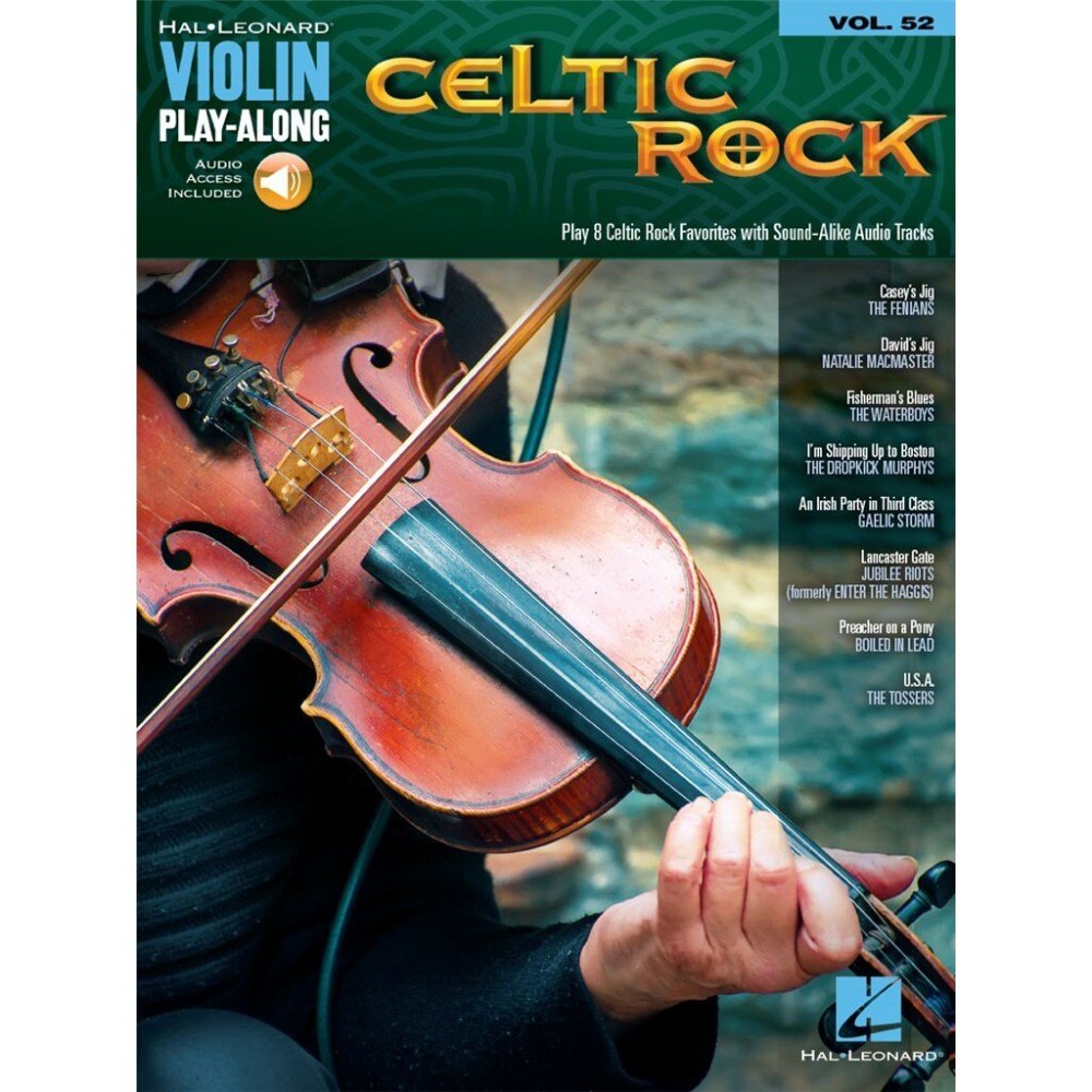 Violin Play Along Celtic Rock Volume 52 + Audio Online