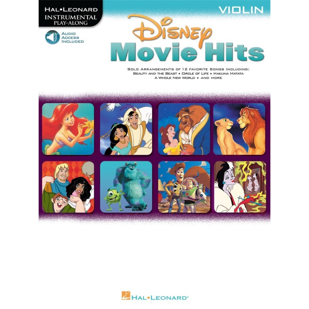Instrumental Play Along Disney Movie Hits Violon + Audio Online