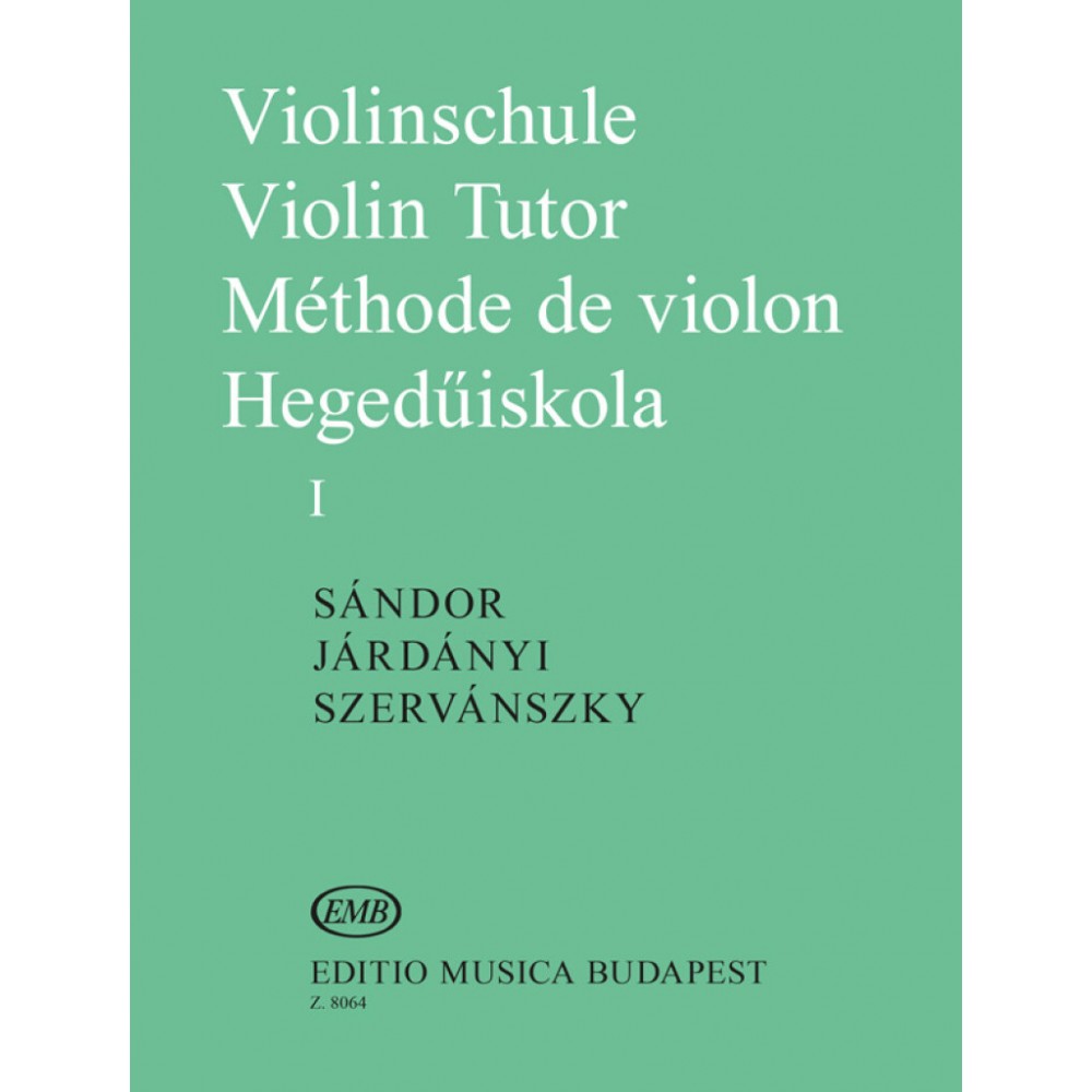 Méthode de Violon 1 Sandor Jardanyi Szervanszky