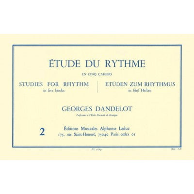 Etude Du Rythme Volume 2 Georges Dandelot