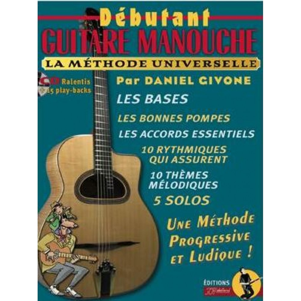 Méthode Débutant Guitare manouche + CD