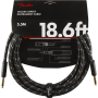 FENDER Cable Deluxe Tweed Noir Jack / Jack Coudé 5,5 m