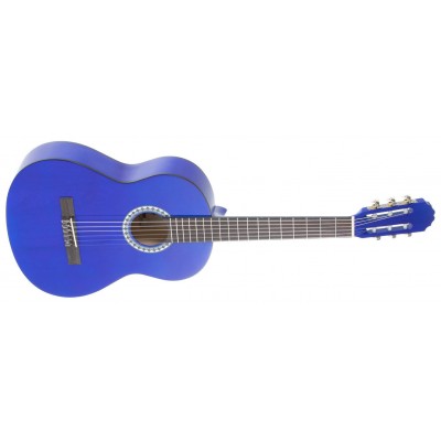 GEWA PURE Guitare Classique 3/4 Bleu Transparent