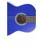 GEWA PURE Guitare Classique 1/2 Bleu Transparent