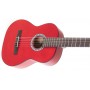 GEWA PURE Guitare Classique 1/2 Rouge Transparent