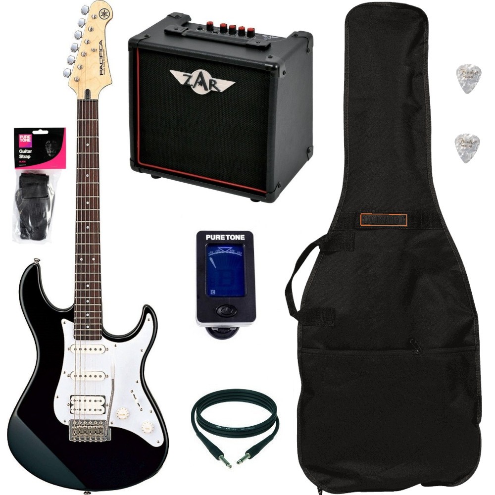 Pack Guitare Electrique YAMAHA Pacifica 012 II Black