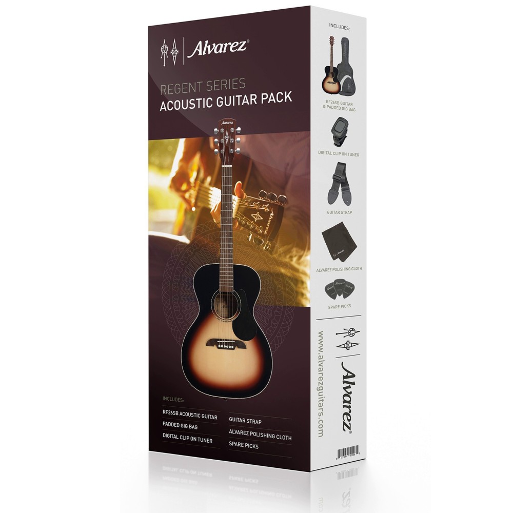 Pack Guitare Acoustique ALVAREZ RF26S Sunburst