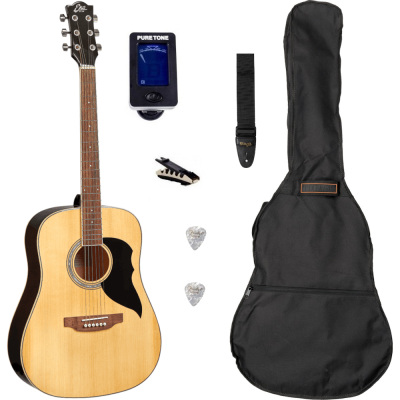 Pack Guitare Acoustique EKO RANGER 6 Natural