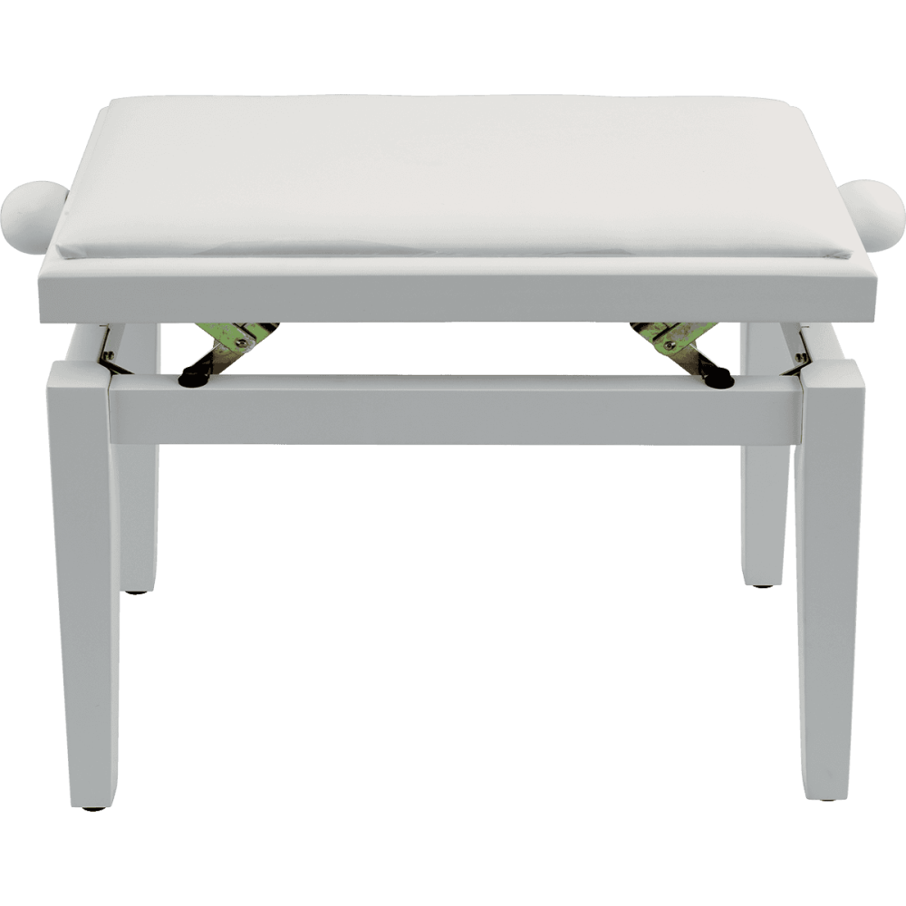 QUIKLOK Banquette Piano Blanc Satiné Assise Simili