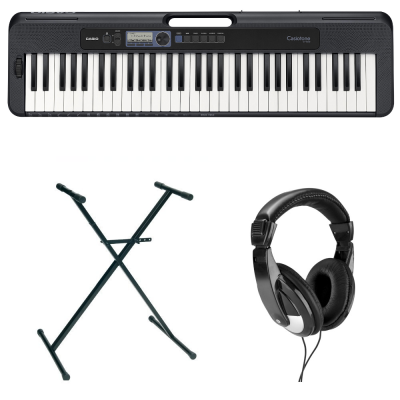 Pack CASIO CT-S300 Noir + Stand + Casque