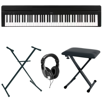 YAMAHA P-45 Noir + Stand + Banquette + Casque