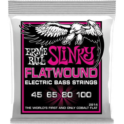 ERNIE BALL Super Slinky Flatwound Bass 45-100