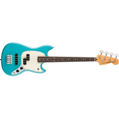 FENDER Player II Mustang Bass PJ Aquatone Blue Rosewood