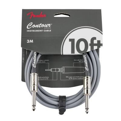 FENDER Câble Contour Inca Silver Jack / Jack 3 m