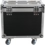ALGAM LIGHTING Flight case à roulettes pour 2 Lyres MS150